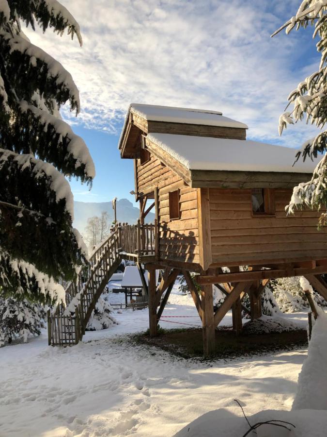La Cabane à l'Orée des Bornes Évires Exterior foto