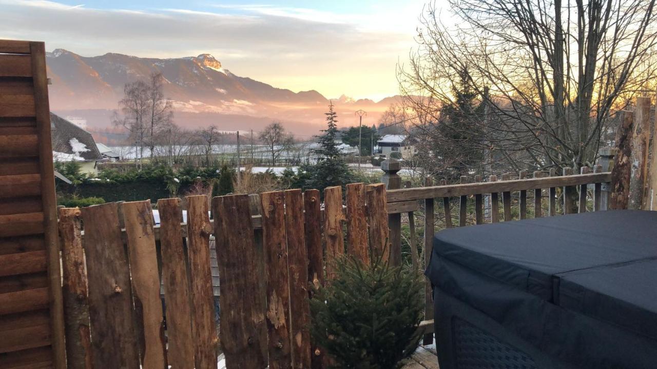 La Cabane à l'Orée des Bornes Évires Exterior foto